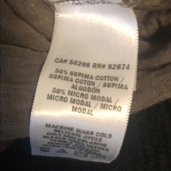 Splendid Cross Back Slub Tee in Military Olive - Picture 10 of 11